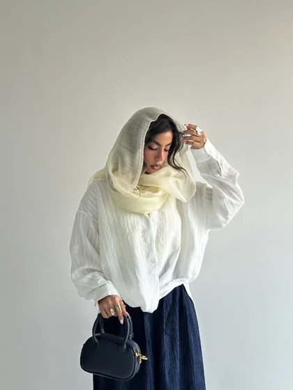 شومیز آروشا جلو گره