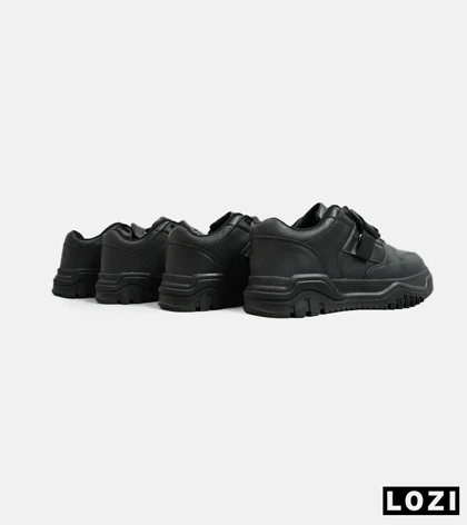 کفش کتانی بگ دار مردانه و زنانه مشکی BERSHKA
