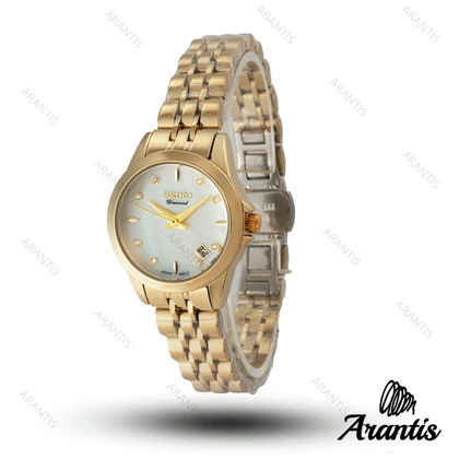 ساعت زنانه سیکو Diamond طلایی w-10201
