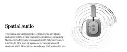 هدفون بلوتوثی ناتینگ مدل Headphone 1