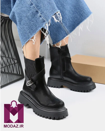 بوت زنانه زمستانه کشی یراق قفلی BOOT LIYO