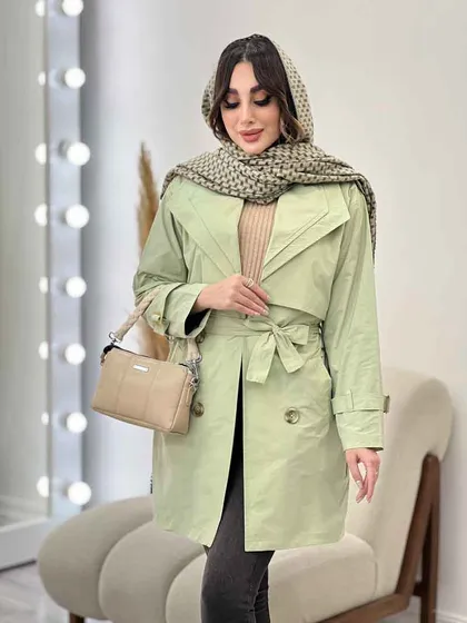 بارانی یقه دوبل باران