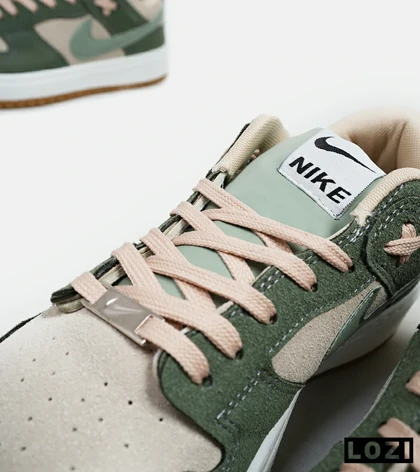 کفش کتانی مردانه سبز کرم نایک NIKE SB
