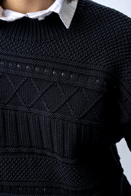 بافت آستین بلند طرحدار زنانه