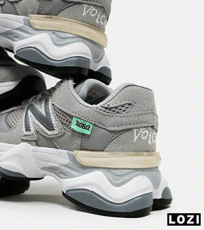 کفش کتانی مردانه و زنانه طوسی NEW BALANCE 9060 مدل 5390