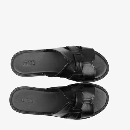 کفش صندل فلت چرم طبیعی زنانه مونو mono مدل J0126