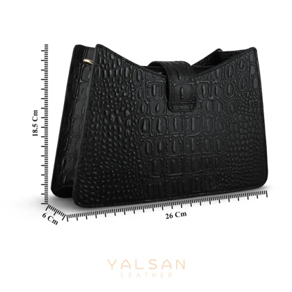 کیف دوشی زنانه چرم یلسان مدل آنجلا 138-GAN