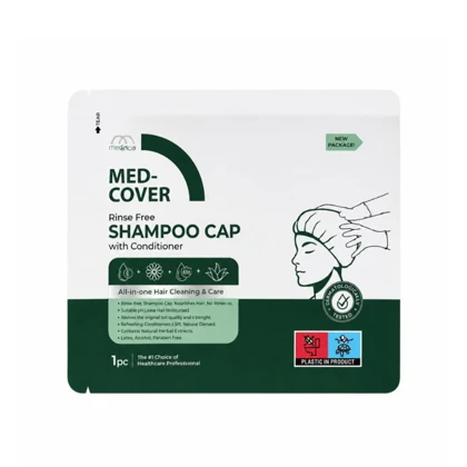 کلاه شامپو بدون آب medcover حاوی نرم کننده
