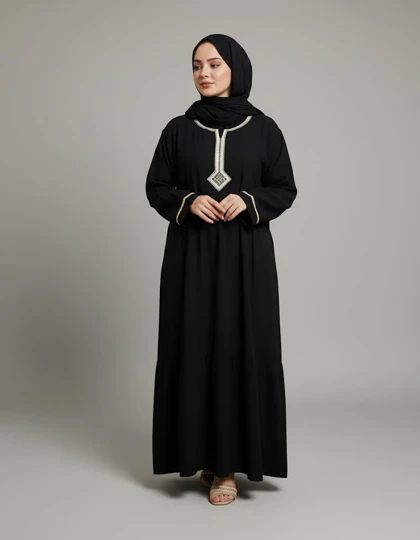 ساحلی آیدای گلدوزی طرح لوزی 7307