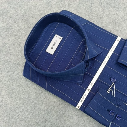 پیراهن استین بلند مردانه ( قواره کلاسیک-قواره معمولی )- پیراهن مجلسی طرحدار مردانه