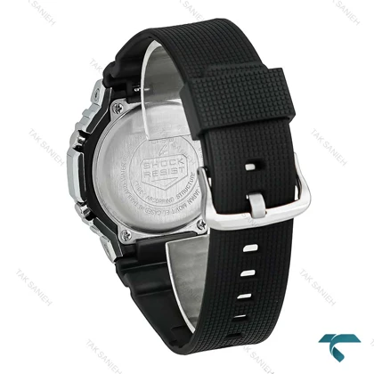 ساعت کاسیو جی شاک GM2100 مردانه سیلور مشکی GShock-7775-G