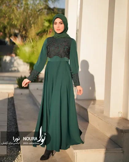 پیراهن آیدا سبز