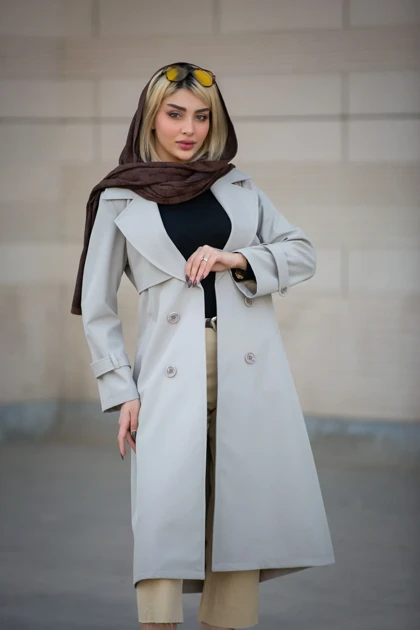 بارانی زنانه بلند کلارا New