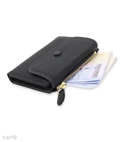 کیف پول زنانه تاشو زیپ‌دار Taomicmic تائومیک میک کد Y8169 ساده