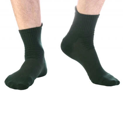 جوراب نیم ساق حوله ای ساده