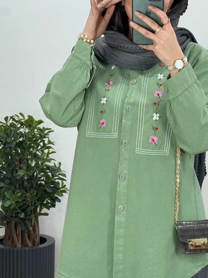مانتو گلدوزی مارینا 1(ایراد دار)