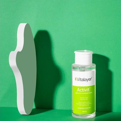 میسلار واتر ویتالیر مدل Activit مناسب پوست چرب و مختلط 250ml