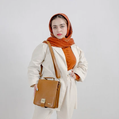 کیف اداری مردانه چرم یلسان مدل ماکان کد 011-HRM