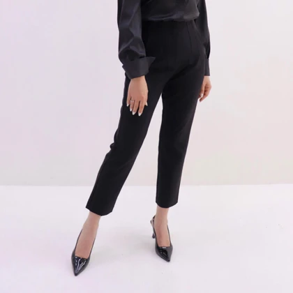 شلوار زنانه ی کرپ پائولا (Paula) سین استایل کد 6129