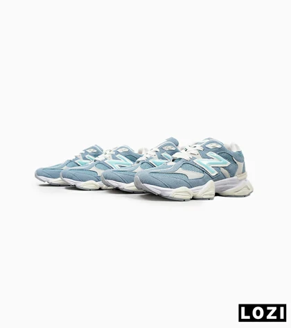 کفش کتانی زنانه سفید آبی کرم NEW BALANCE 9060