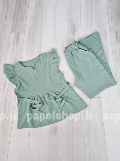 ست تاپ و شلوار عروسکی جیب‌دار
