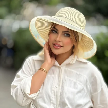 کلاه ساحلی لبه تور