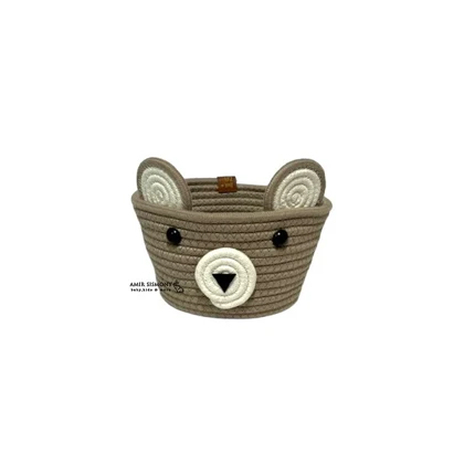 سبد بهداشتی گرد طرح خرس isiz