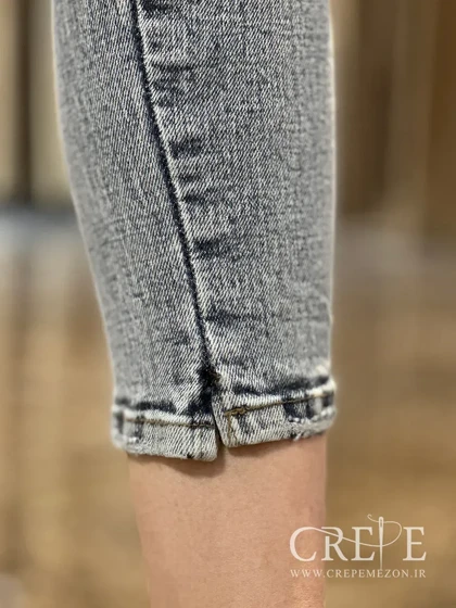 جین جذب دمپا چاک‌دار قد 90