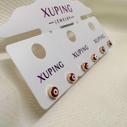 گوشواره ژوپینگ طرح «چشم نظر مینیاتوری» | نگاهی متفاوت با حاشیه زرشکی