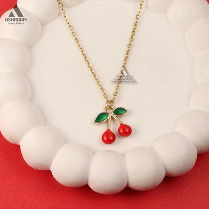 گردنبند مدل گیلاس Cherry Necklace