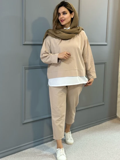 ست مانتو شلوار مام استایل 0038