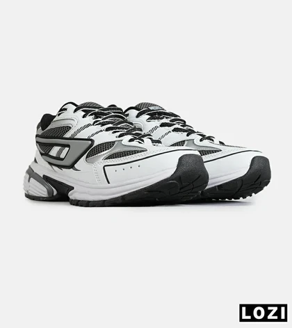 کفش کتانی مردانه سفید طوسی DIESEL S-SERENDIPITY SPORT مدل 7718