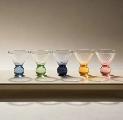 دسر خوری پایه دار طرح دار برفی