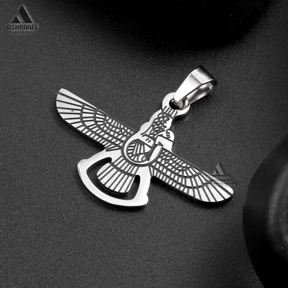 آویز استیل فروهر Faravahar Pendant S03