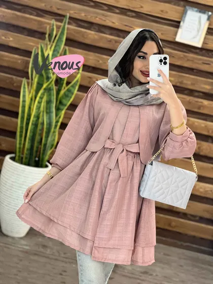 مانتو نازلی ژیله دار