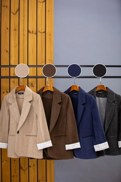 پالتو کت جناقی پشت چاک