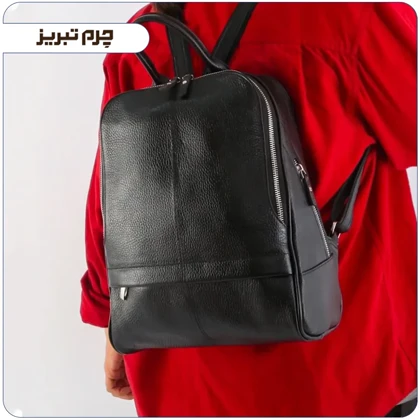 کوله پشتی دانشجویی چرم کد BT8