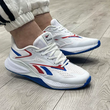کفش و کتانی مردانه مدل ریباک REEBOK رنگ سفید و آبی