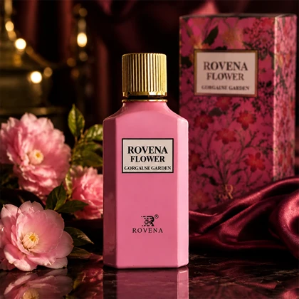 ادکلن ROVENA FLOWER ادو پرفیوم گاردن صورتی زنانه