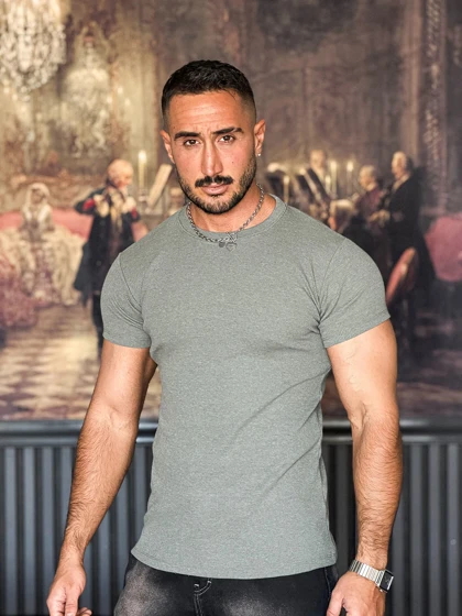 تیشرت ورزشی Fit-shert کبریتی سبز