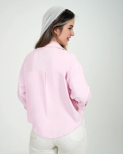 شومیز کراپ دار کد 1757