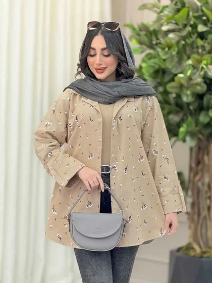 شومیز آستین پاگن طرح قاصدک