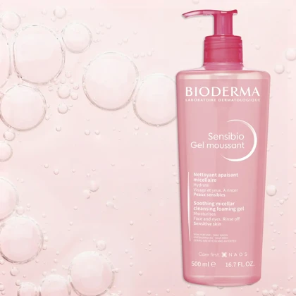 ژل شستشوی صورت بایودرما مدل Sensibio حجم 500ml