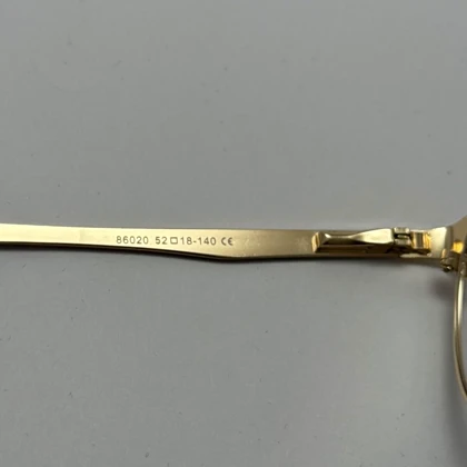 فریم عینک طبی طلایی گرد برند پتک فیلیپ PATEK PHILIPPE مردانه و زنانه