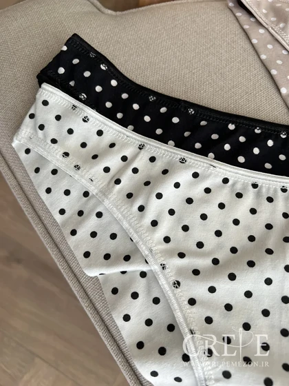 شورت نخی خالدار ترک وانیلیا