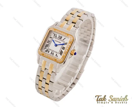 ساعت کارتیه Panthere زنانه سایز مدیوم نگین‌دار Cartier-3804-L
