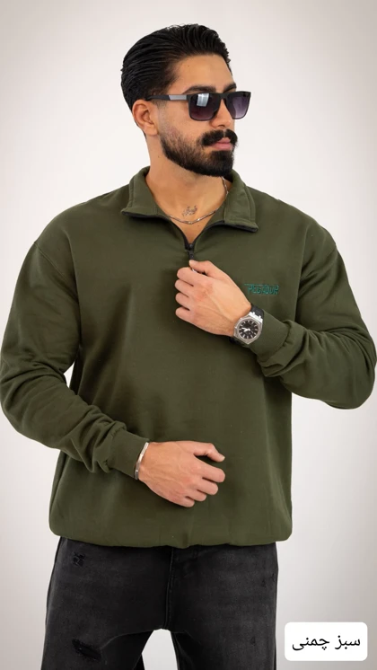 دورس مردانه نیم زیپ رایان_کد4567