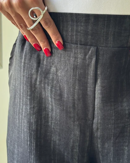 شلوار راه راه آبرنگی کد 200247