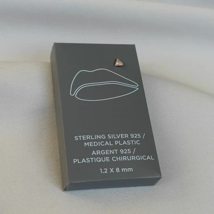 پرسیگ لب نقره عیار 925 وارداتی