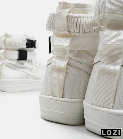 کفش کتانی ساق‌دار مردانه سفید NIKE AIRFORCE AF1